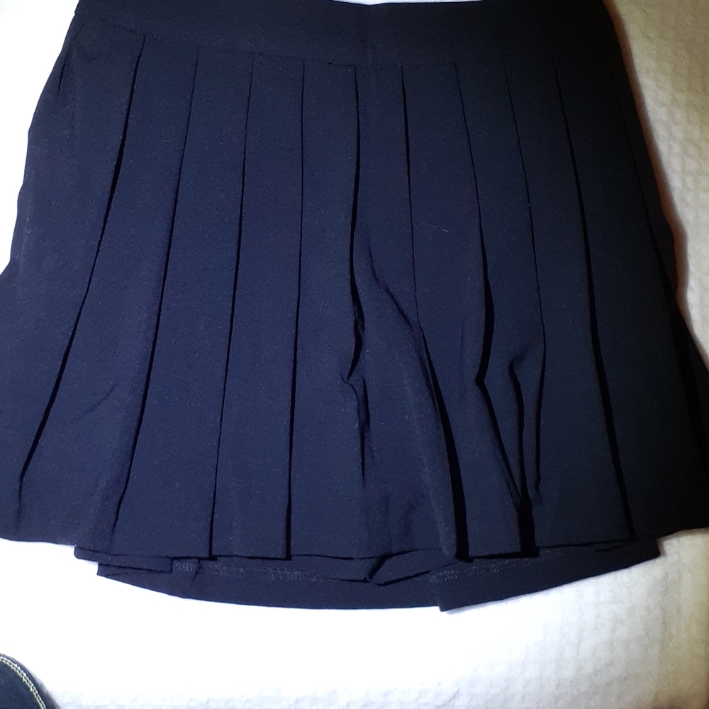 Pleated skorts
